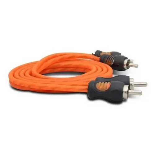 Cabo Coaxial Rca Kx3 Flexível 5mm 1 Metro Laranja Blindado no Shoptime