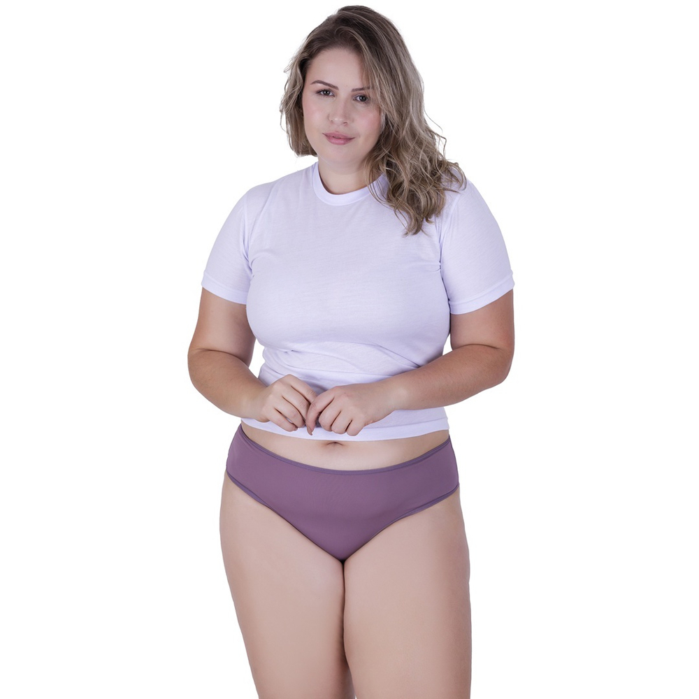 Calcinha Ternura Plus Size Microfibra Concept Lingerie Satim No Shoptime