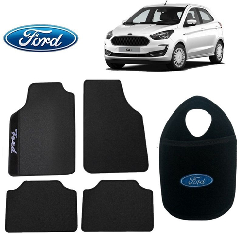 Lixinho E Tapete Ford Ka E Preto Bordado No Shoptime