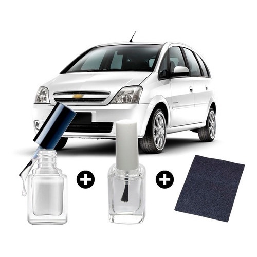 Tinta Tira Risco Automotiva Meriva Branco Mahler 2012 2013 No Shoptime