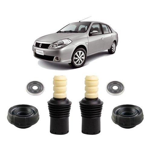 2 Kit Do Amortecedor Dianteiro Renault Symbol 2009 2010 2011 No Shoptime