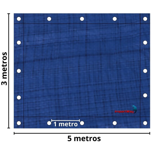 Lona Plástica Encerado Impermeável 5mx3m Multiuso no Shoptime