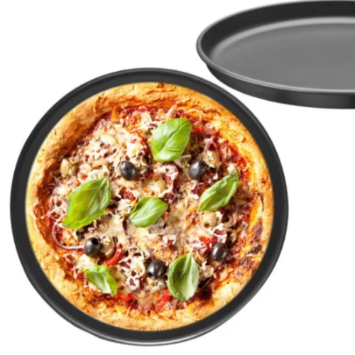 Forma Assadeira De Pizza Antiaderente Cm Bandeja Grande Redonda