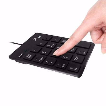 Teclado Numerico USB Fio Knup KP 2003 Para Notebook Pc 18 Teclas No