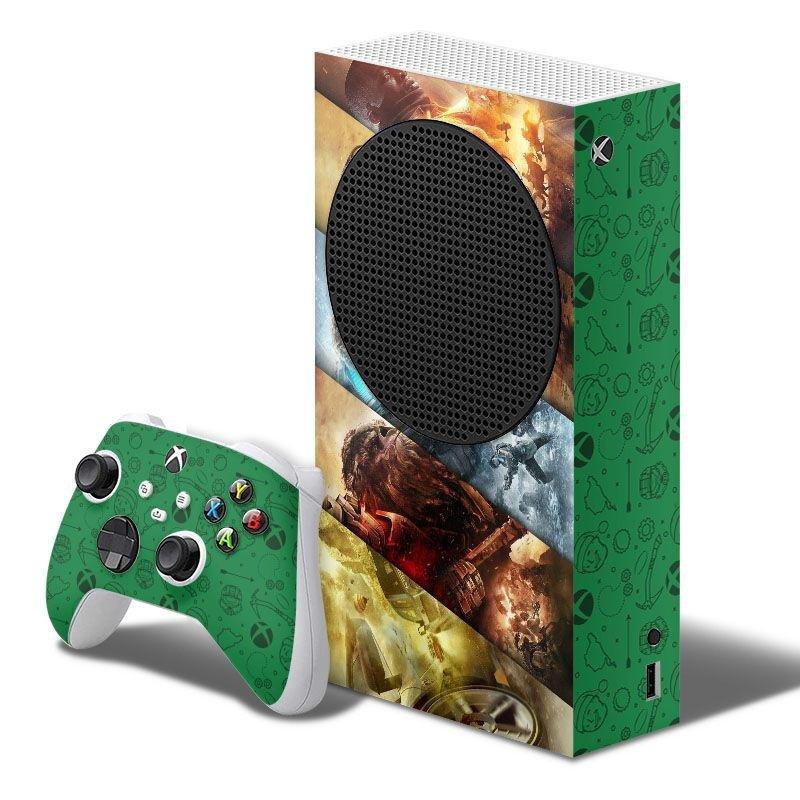 Adesivo Skin Xbox Series S E Dois Controles Xbox Microsoft No Shoptime