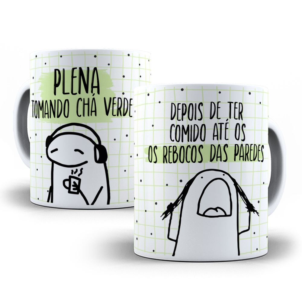 Caneca Porcelana Personalizada Frases divertida engraçadas e