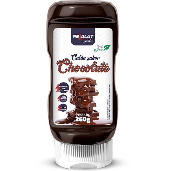 Calda Cobertura Para Sorvete Sabor Chocolate Absolut Nutrition No