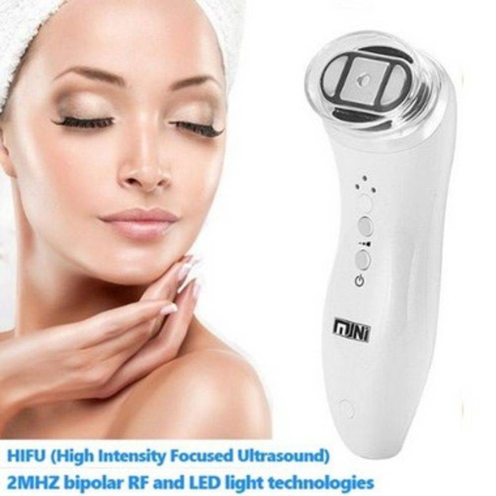 Aparelho Port Til Radiofrequ Ncia Ultrass Nico Mini Hifu Led Facial