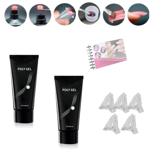 Kit Polygel Poligel Para Alongamento Unha Em Gel Manual No Shoptime