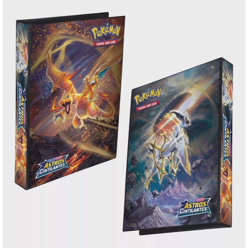 Pasta Fichário Álbum Pokémon Espada e Escudo Astros Cintilantes