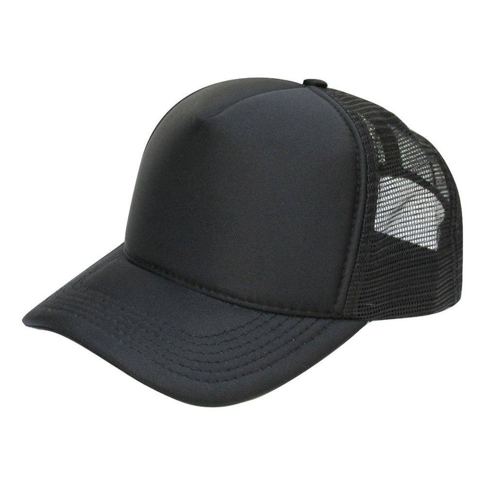 Boné Aba Curva De Redinha Snapback Preto Liso Telinha Preto Único