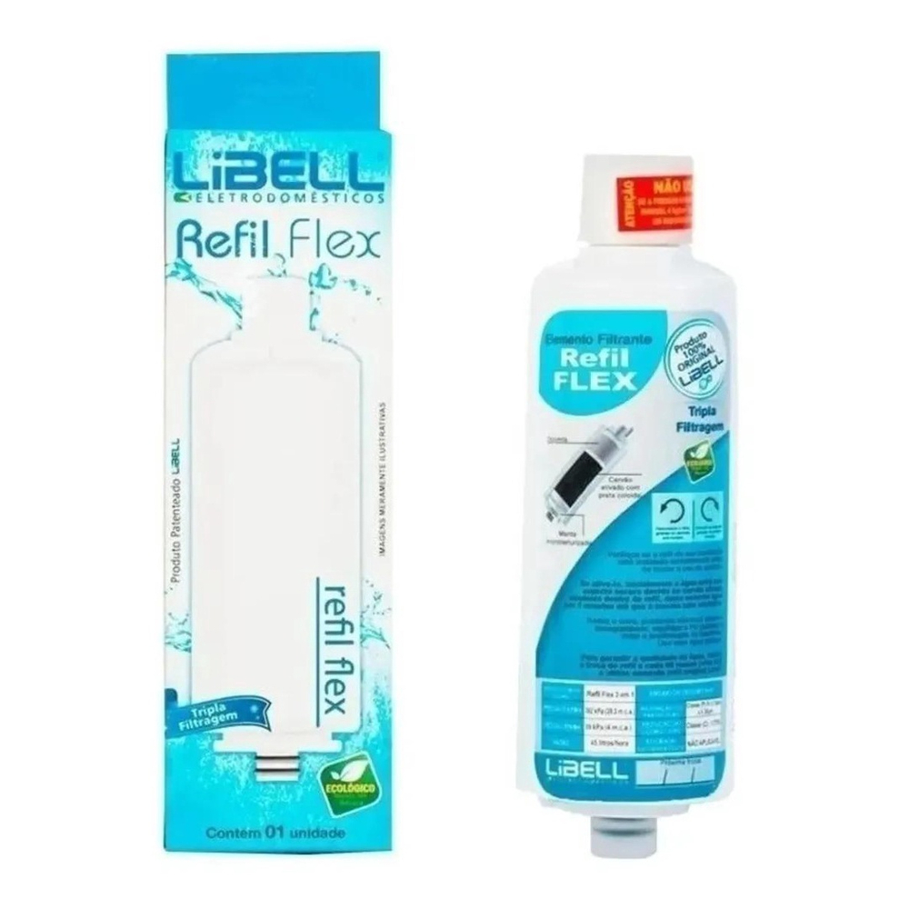 Filtro Refil Flex Libell Purificador Acquaflex Press Baby No Shoptime