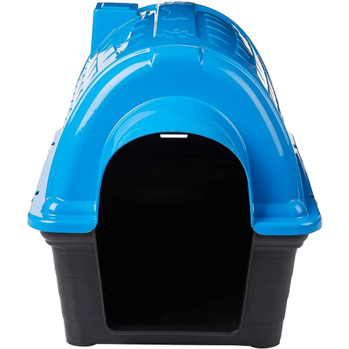 Casinha Iglu De Pl Stico Para Cachorros Furac O Pet Tamanho N Azul