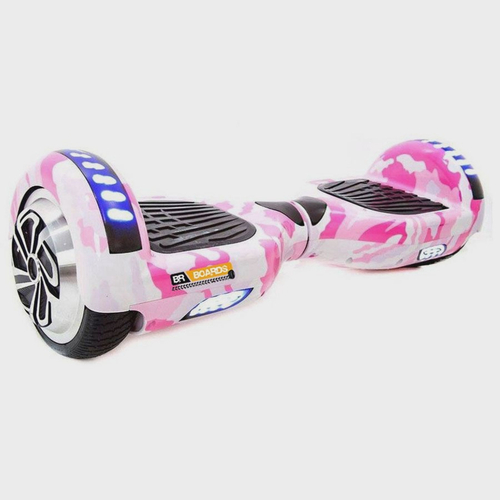 Hoverboard Rosa Camuflado Scooter Roda Bluetooth Led No Shoptime