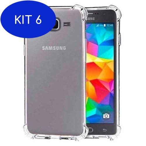 Kit Capinha Case Silicone Antichoque Samsung J Prime G No Shoptime