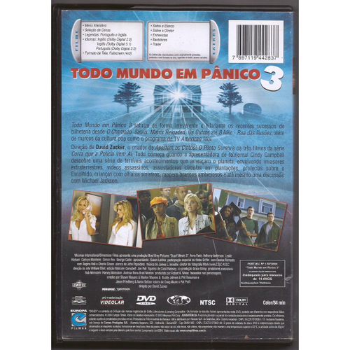 Dvd Todo Mundo em Pânico 3 no Shoptime