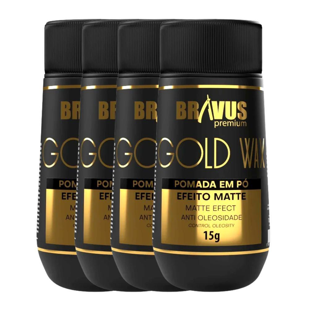 Pomadas Modeladoras Em P Masculina Bravus Gold Wax G No Shoptime