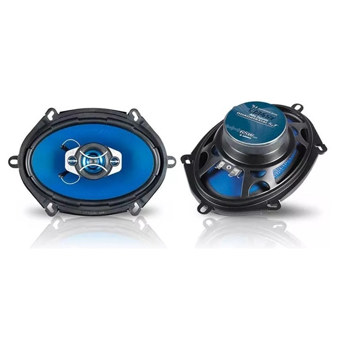 Par De Alto Falantes 5x7 Hurricane Quadriaxial Cm457 130 Watts Rms