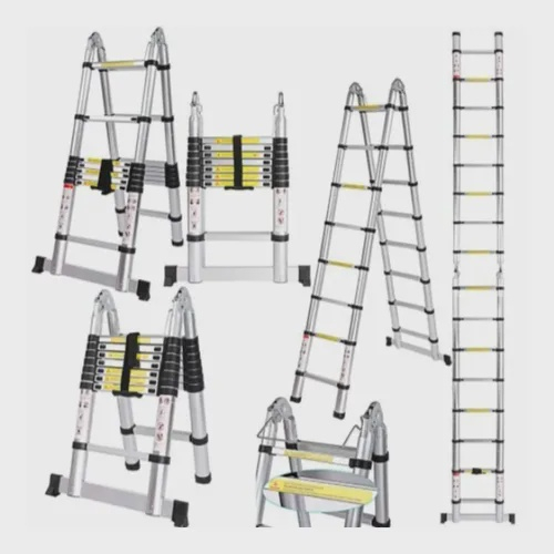 Escada Telescopica Multifuncional Em Alum Nio Metros Degraus No