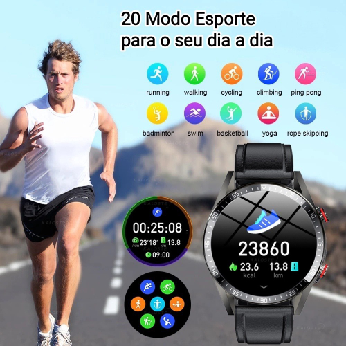 Rel Gio Inteligente Smartwatch Blulory Glifo Ne Esportivo Gps De