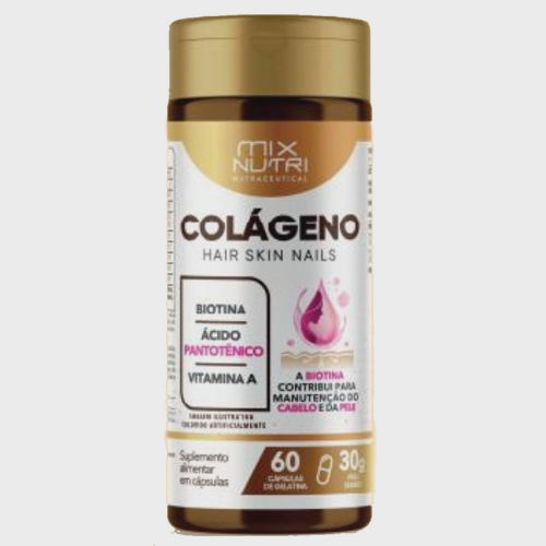 Col Geno Hair Skin Nails C Ps Pele Cabelo Unha Mix Nutri No Shoptime