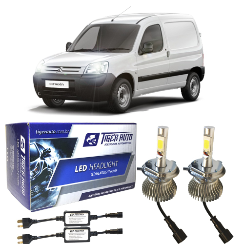 Super Led H4 Kit C Chicote Citroen Berlingo Tds No Shoptime