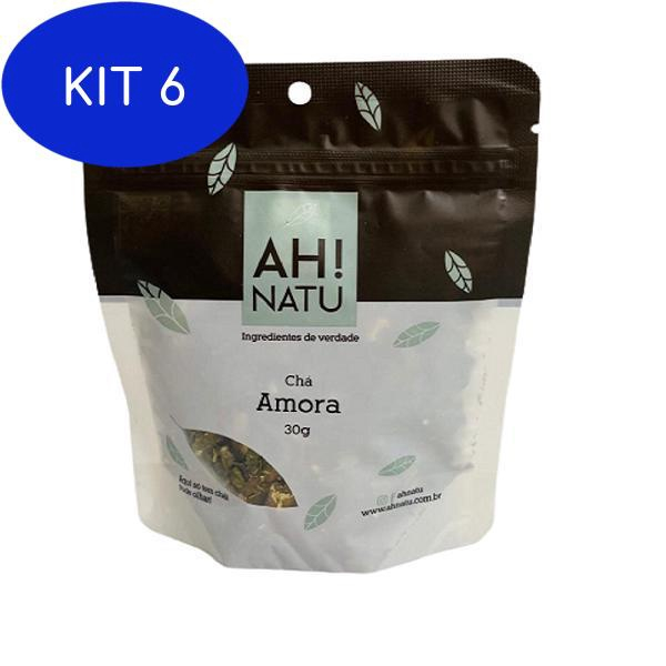 Kit 6 Chá De Amora Ah Natu 30G no Shoptime