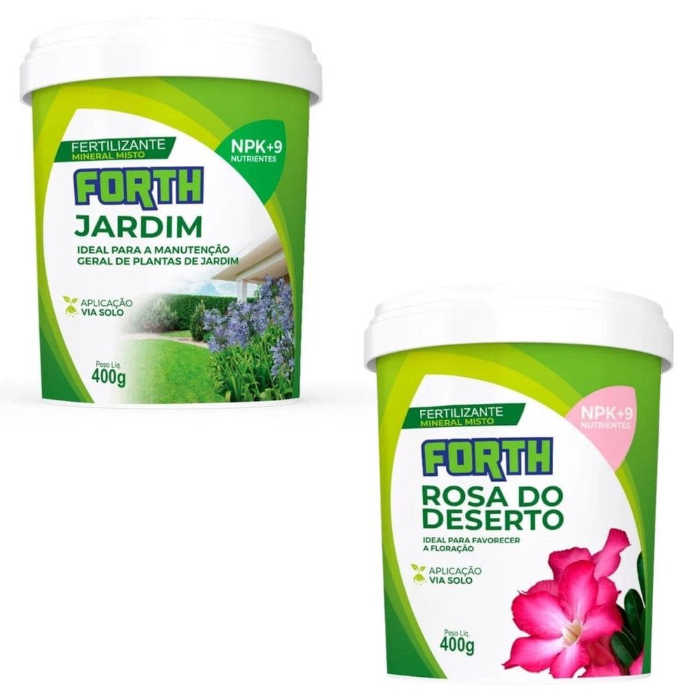 Kit Adubo Forth Jardim Forth Rosa Do Deserto Npk G No Shoptime