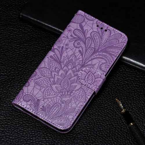 Capa De Couro Floral Estilo Livro Flip Para Lg G8 G8s V40 Thinq Stylo 4