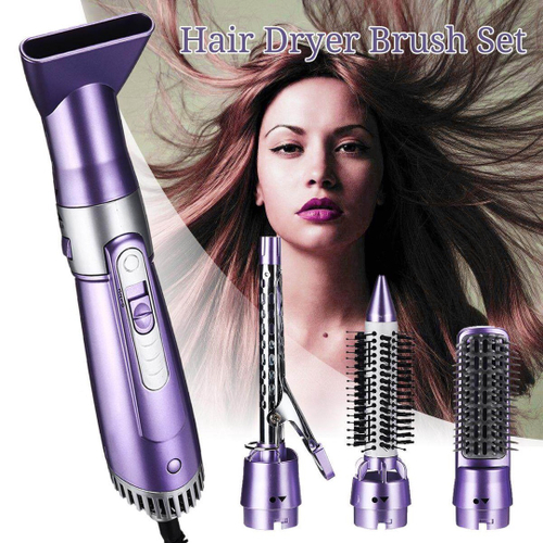 Escova de cabelo elétrica para secar cabelo Roxo 360 Escova de