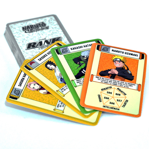 Jogo De Cartas Naruto Rank Ninja Naruto Shippuden No Shoptime