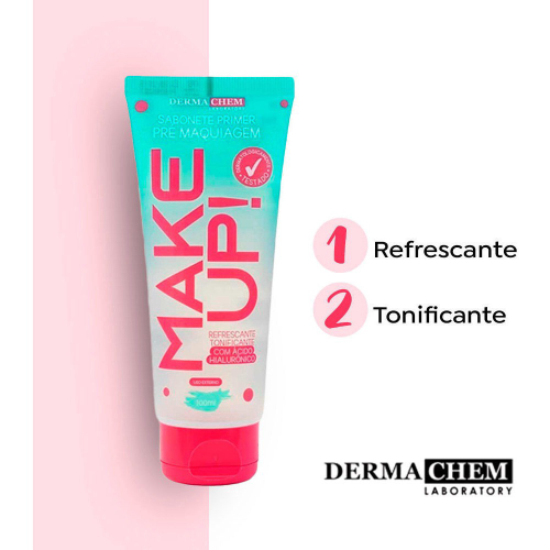 Sabonete Primer Pré Maquiagem Make Up Dermachem no Shoptime