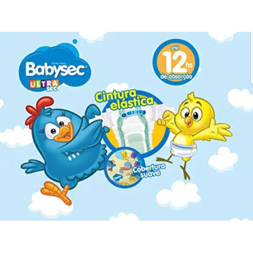 Fralda Descartavel Babysec Galinha Pintadinha Kit Pacotes De Fraldas