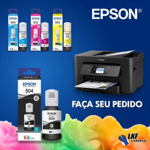 Refil Tinta Epson T504 P L4150 L4160 L6161 L6171 L6191 L4260 L14150