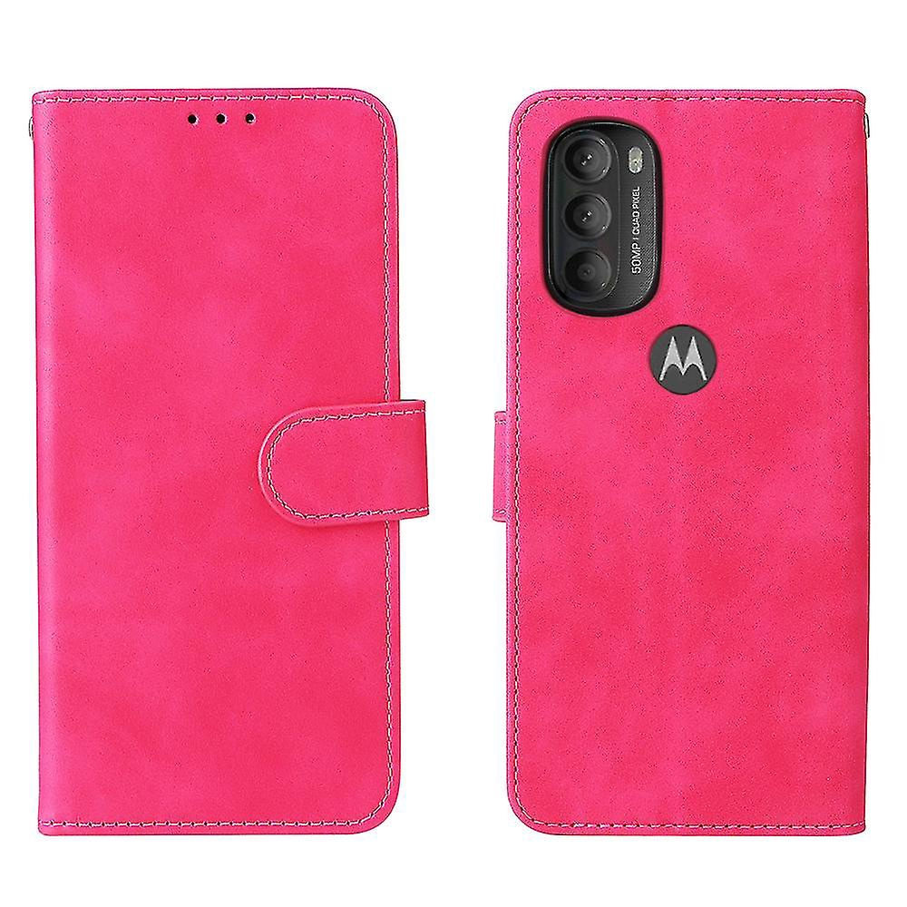 Caso Para Motorola Moto G71 5G Cover Premium Leather Suporte De