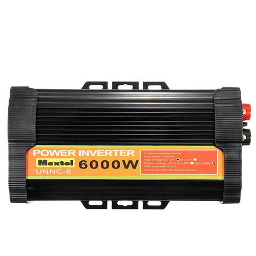 Inversor De Energia Solar 6000W 12V Dc Para 220V Ac Modificado Sine