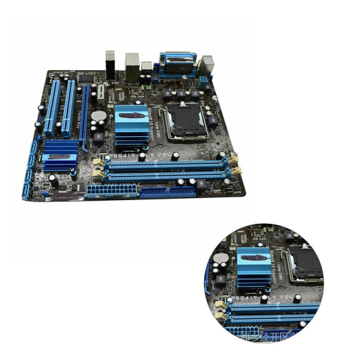 Placa Mãe asus P5G41T M lx V2 DDR3 8GB lga 775 Soquete cpu DDR3 Dual