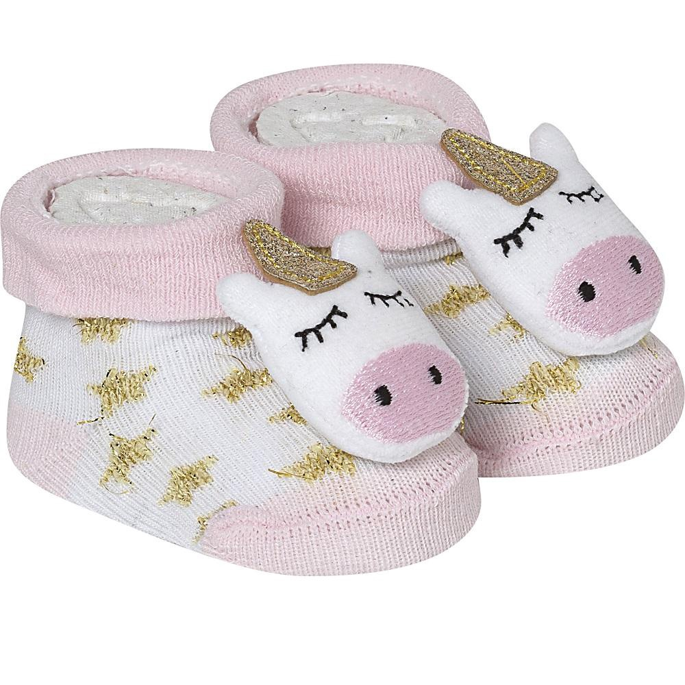 Meia divertidas para bebê recém nascido menina pantufa sapatinho