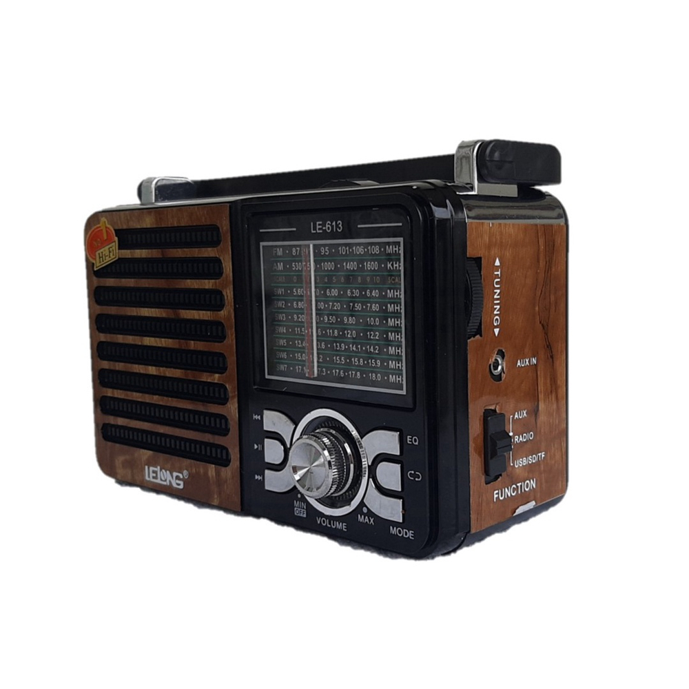 Radio Retro Antigo Am Fm Sw Usb Sd Tf Lanterna Bluetooth Le Long Le