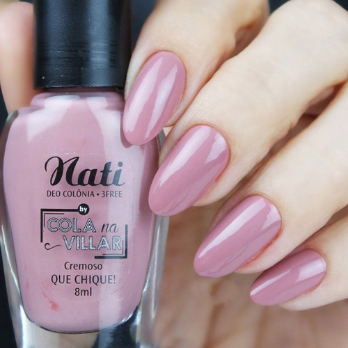 Esmalte Nati Trad Danada Nude Divino Que Chique Doce De Leite