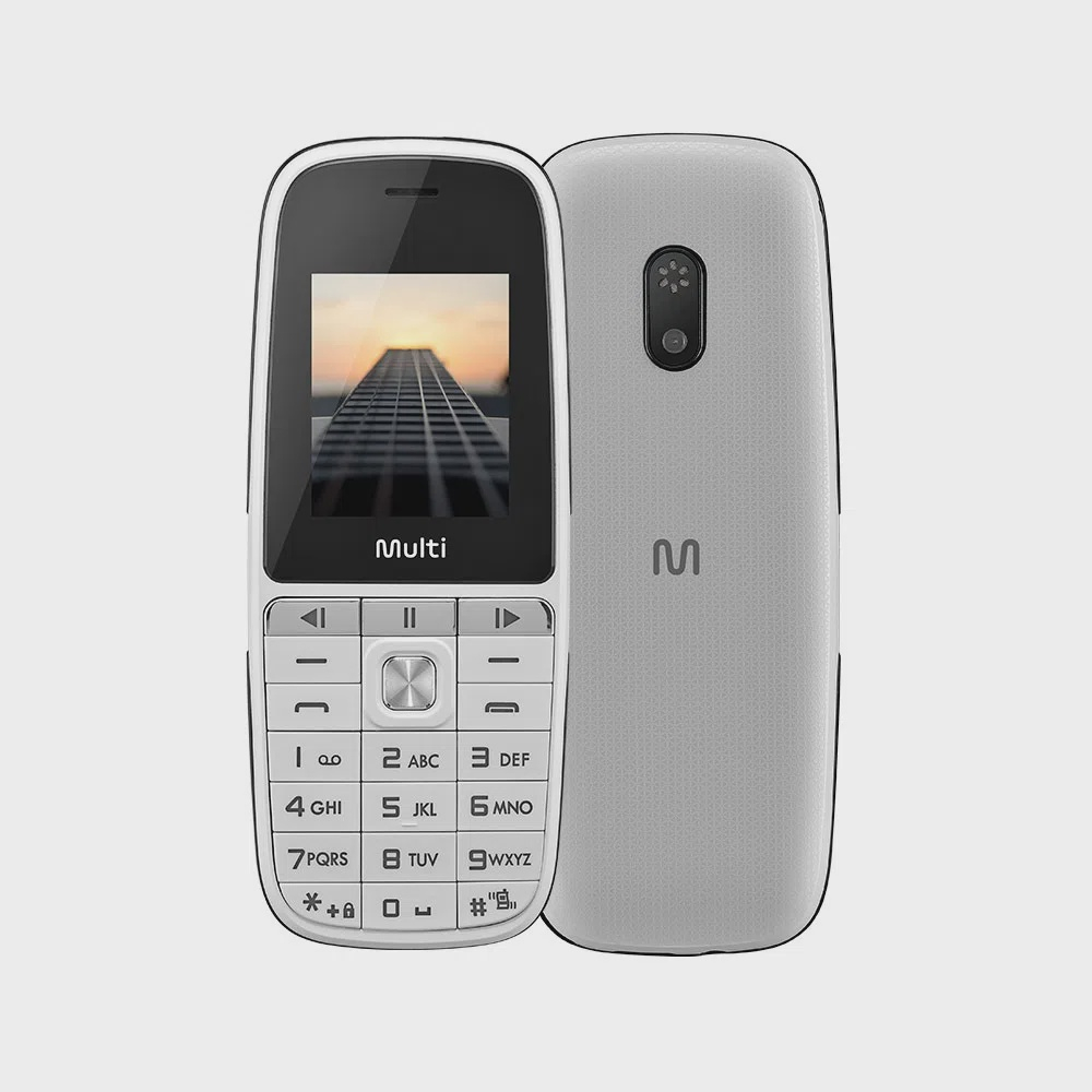 Celular Multilaser Up Play Dual Chip Mp3 Câmera Branco P9077 no