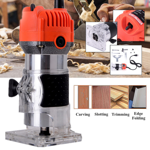 W Rpm M O El Trica Trimmer Madeira Laminador Router