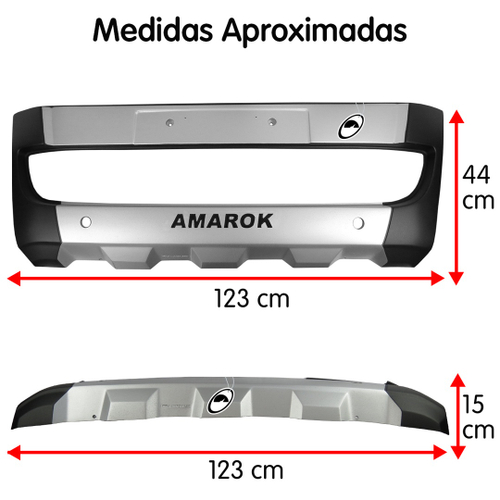 Overbumper Protetor Frontal Amarok