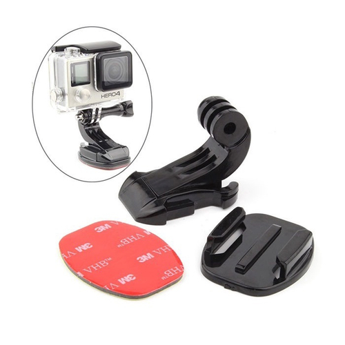 Kit Gopro Hero 5 6 7 Caixa Estanque Suporte Articulado Para Capacetes