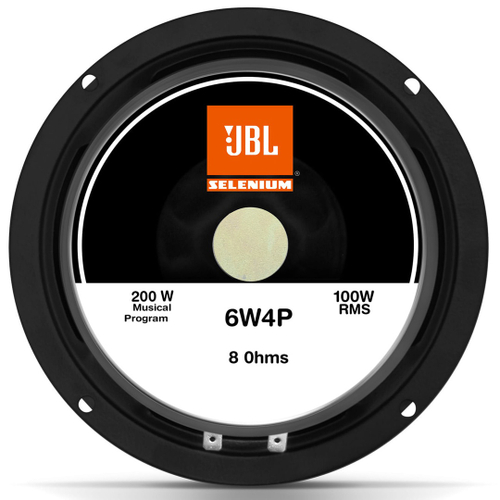 Alto Falante Profissional Woofer Jbl Selenium 6W4P Pro 6 Polegadas 100W