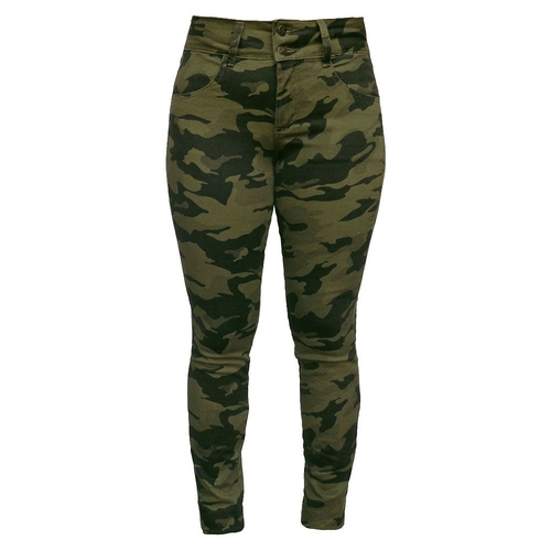 calça jeans feminina militar