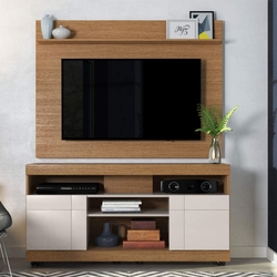 Rack com Painel Home para TV até 55 Polegadas 2 Portas Yara Maia Colibri Móveis Natura Real Fosco é boa?