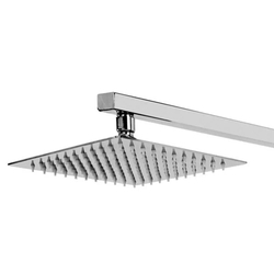 Chuveiro Inox Quadrado Slim Suporte Braço 20 Cm Ducha Banheiro Cromada Banho é boa?