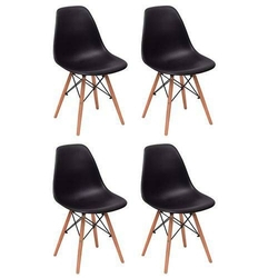 Conjunto 4 Cadeiras Charles Eiffel Eames Fortt FT-18090 Preta é boa?