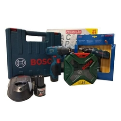 Furadeira Parafusadeira Gsr 120-li A Cara Do Pai Bosch - kit pais é boa?